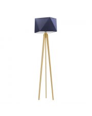 Lampa stojąca drewniany trójnóg do salonu BOMBAJ