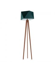 Designerska lampa na trójnogu z drewna BOMBAJ
