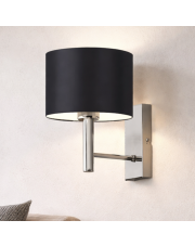 Kinkiet ścienny czarny do salonu TEGU