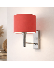 Czerwony kinkiet do salonu TEGU Kinkiet nowoczesny do sypialni