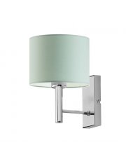 Designerska lampa ścienna do pokoju dziecka TEGU z miętowym abażurem