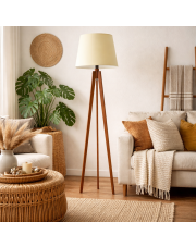 Designerska lampa stojąca na trójnogu CURACAO