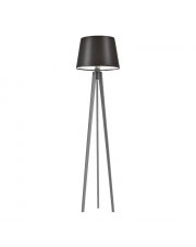 Lampa stojąca drewniana z abażurem CURACAO