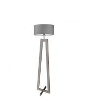 Skandynawska lampa podłogowa w kolorze szarym BALI 