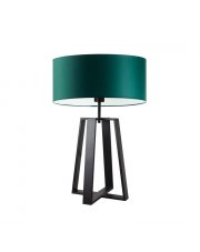 Lampa stołowa do salonu THOR butelkowa zieleń