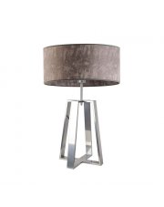 Designerska lampa stołowa do salonu THOR z betonowym abażurem 40 cm