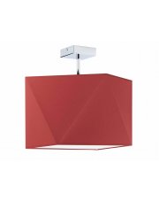 Designerski plafon sufitowy w kolorze czerwonym TACOMA