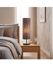 Designerska lampka nocna stołowa abażur tuba 15 cm SYDNEY z wyborem kolorów stelaża