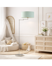 Nowoczesna lampa podłogowa z ramieniem na wysięgniku CANCUN ruchoma lampa stojąca do pokoju dziecka