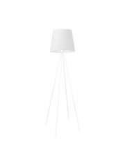 Biała lampa stojąca do sypialni LED PANAMA