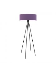 Duża lampa stojąca z fioletowym kloszem IBIZA