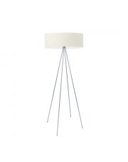 Srebrna lampa stojąca w stylu nowoczesnym IBIZA