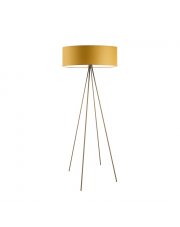 Lampa stojąca podłogowa IBIZA z musztardowym abażurem