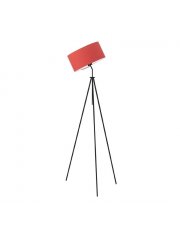 Lampa podłogowa czarno-czerwona MALMO