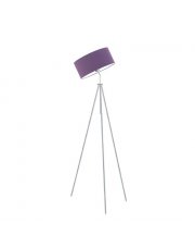 Stylowa lampa stojąca z regulowanym abażurem MALMO