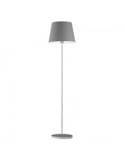 Skandynawska lampa podłogowa z szarym abażurem VASTO