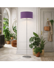 Minimalistyczna lampa stojąca na chromowanej nóżce WERONA