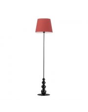 Czarna lampa podłogowa w minimalistycznym stylu LIZBONA