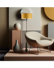 Eklektyczna lampa stojąca do salonu ROMA