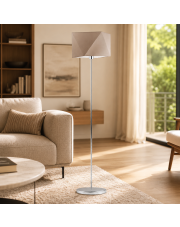 Lampa podłogowa w stylu klasycznym FIDŻI w kolorze beżowym 