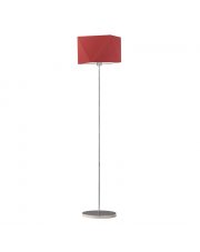Lampa podłogowa FIDŻI z czerwonym abażurem