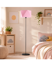Różowa lampa stojąca dla dzieci FIDŻI 