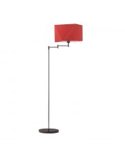 Lampa stojąca podłogowa SANTIAGO w czerwonym kolorze