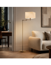 Lampa podłogowa do czytania w salonie SANTIAGO
