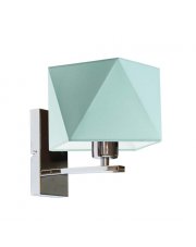 Lampa ścienna dziecięca DALLAS z miętowym kloszem