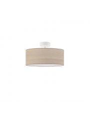 Nowoczesny plafon sufitowy do kuchni WENECJA ECO fi - 30 cm z designerskim abażurem w kolorze bielonego dębu