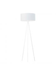 Biała lampa stojąca do salonu SEWILLA 