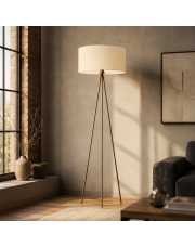 Stylowa lampa stojąca do salonu SEWILLA na trójnogu