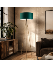 Patynowa lampa podłogowa na 3 nogach w stylu urban jungle SEWILLA 