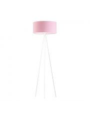 Biało-różowa lampa stojąca dziecięca SEWILLA 