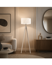 Nowoczesna lampa podłogowa z drewna LAGOS