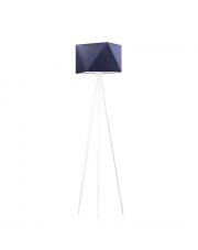 Biała lampa podłogowa na trójnogu KANTON