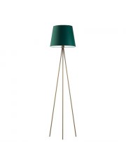 Złota lampa na trójnogu w stylu urban jungle RENO