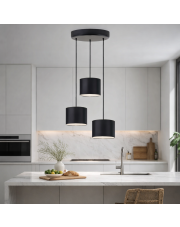 Regulowana 3-punktowa lampa wisząca do kuchni PUEBLO
