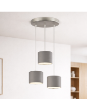 Lampa wisząca 3-punktowa PUEBLO regulowana PUEBLO w stylu skandynawskim