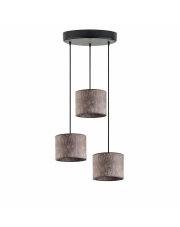 Lampa wisząca 3-punktowa do kuchni nad stół PUEBLO z regulacją długości przewodów