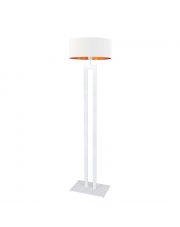 Elegancka biała lampa podłogowa do sypialni KALIFORNIA GOLD