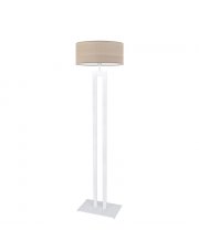 Elegancka biała lampa stojąca do czytania KALIFORNIA ECO