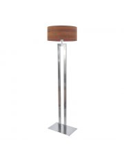 Srebrna lampa stojąca do salonu KALIFORNIA ECO