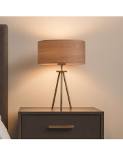 Loftowa lampa stołowa na 3 nogach ALTA ECO z abażurem