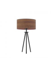 Czarna lampa stołowa na trójnogu ALTA ECO w stylu skandynawskim