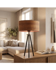 Czarna lampa stołowa na trójnogu ALTA ECO w stylu skandynawskim