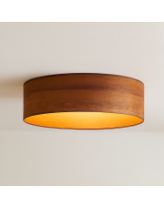 Skandynawska lampa sufitowa do salonu z abażurem DUBAJ ECO fi - 60 cm