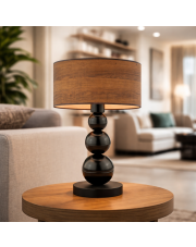 Skandynawska lampa stołowa z kulami przy podstawie HONOLULU ECO