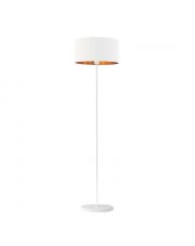 Lampa podłogowa biała glamour WERONA GOLD
