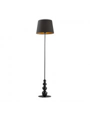 Lampa podłogowa czarne kule LIZBONA GOLD